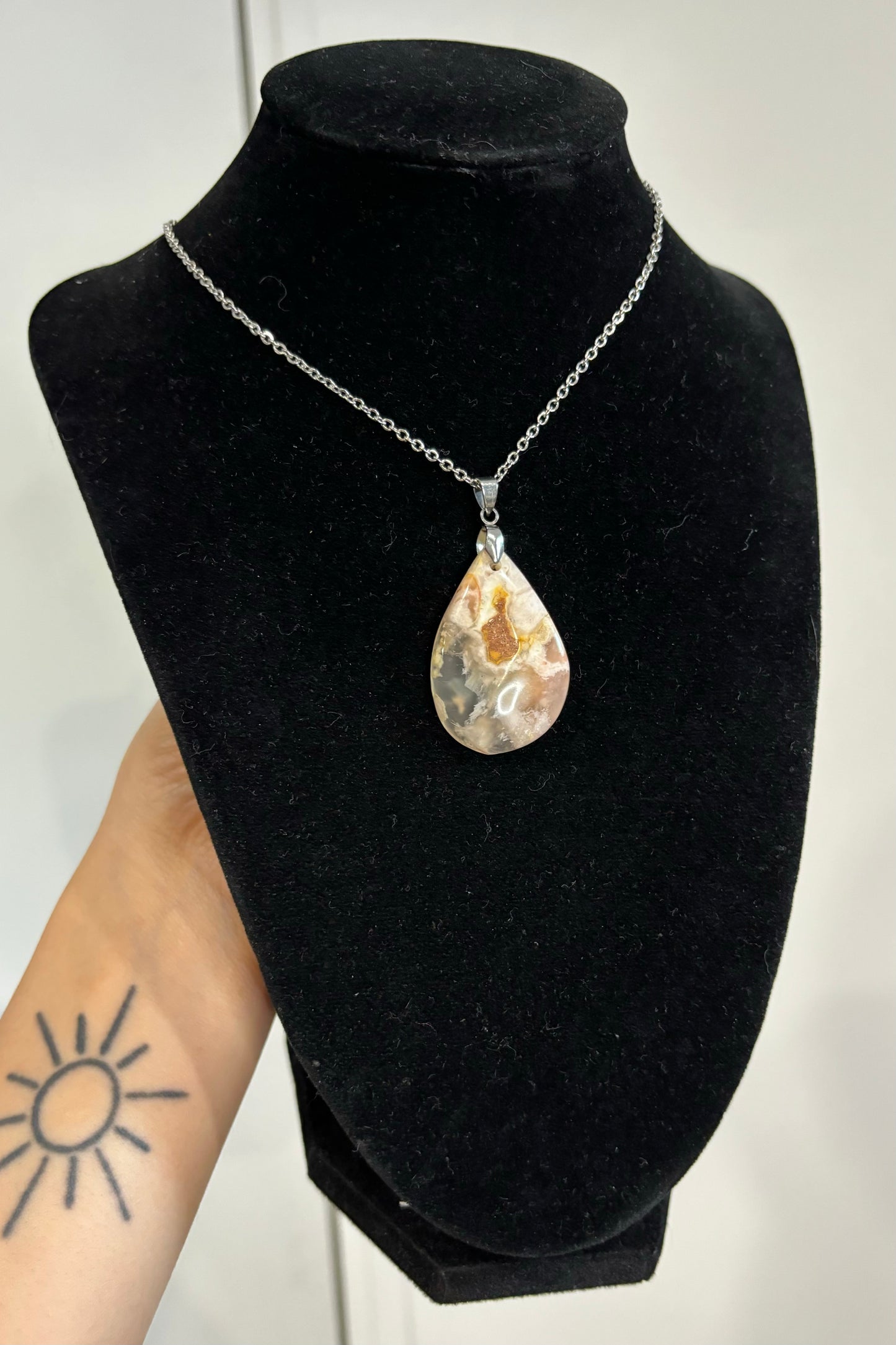 Agate fleur
