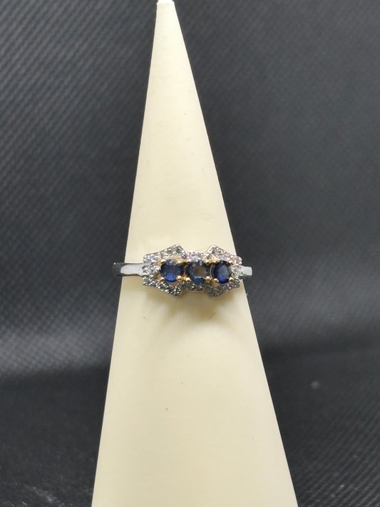 Saphir bleu